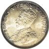Image 1 : George V 25 Cents 1911, KM18, MS64 NGC. Boldly struck a 