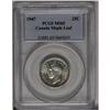 Image 1 : George VI 25 Cents 1947 Maple Leaf, KM35, MS65 PCGS. Fu 