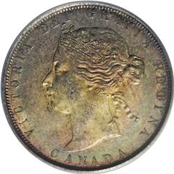 Victoria 50 Cents 1871H, KM6, MS62 PCGS. Well struck an 