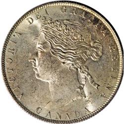 Victoria 50 Cents 1888, Ex: Belzberg Collection, KM6, M 