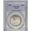 Image 3 : Victoria 50 Cents 1894, KM6, MS63 PCGS. Boldly struck d 