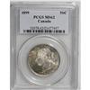 Image 3 : Victoria 50 Cents 1899, KM6, MS62 PCGS. Fully brilliant 