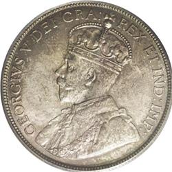 George V 50 Cents 1913, Ex: Belzberg Collection, KM25, 