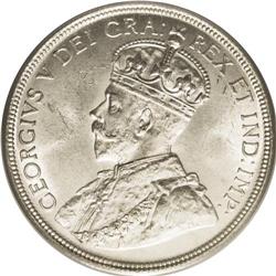 George V 50 Cents 1931, KM25a, MS64 PCGS. Bright and fr 