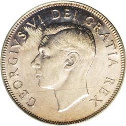 George V 50 Cents 1948, KM45, MS64 PCGS. Well struck wi 