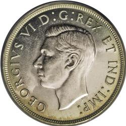 George VI Dollar 1947 Blunt 7, Ex: Belzberg Collection, 