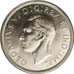 George VI Dollar 1947 Maple Leaf, KM37, MS66 PCGS, a go 