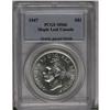 Image 3 : George VI Dollar 1947 Maple Leaf, KM37, MS66 PCGS, a go 