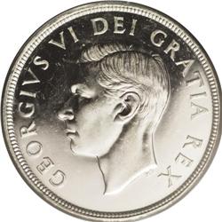 George VI Dollar 1948, KM46, MS64 PCGS, a superb exampl 