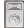 Image 1 : George VI Dollar 1949, KM47, MS67 NGC, a virtually perf 