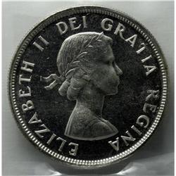 Elizabeth II Dollar 1955, KM54, PL65 Cameo ICCS, a choi 
