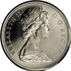 Elizabeth II Dollar 1967 - Three ICCS Varieties, KM70, 