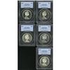 Image 1 : A PCGS certified 5-pc set of 1965 dollars including: Ty 