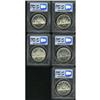 Image 2 : A PCGS certified 5-pc set of 1965 dollars including: Ty 