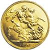 Image 2 : George V gold Sovereign 1908C, Ex: John Jay Pittman Col 