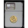Image 2 : George V gold Sovereign 1914C, KM20, MS62 NGC, a lustro 