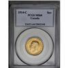 Image 3 : George V gold Sovereign 1914C, KM20, MS64 PCGS, a lovel 