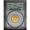 Image 1 : George V gold Sovereign 1919C, KM20, MS63 PCGS, a choic 