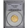Image 1 : George V gold Sovereign 1919C, KM20, MS64 PCGS, fully l 