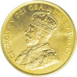 George V gold 10 Dollars 1914, KM27, MS62 PCGS, a choic