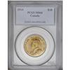 Image 3 : George V gold 10 Dollars 1914, KM27, MS64 PCGS, a super 