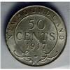 Image 2 : Newfoundland George V 50 Cents 1917C, KM12, MS63 ICCS, 