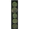 Image 2 : Lot of five Roman bronzes. Includes: Hadrian. Sestertiu 