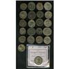 Image 1 : lot of twenty-two 3rd and 4th century Roman coins. Incl 