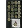 Image 2 : lot of twenty-two 3rd and 4th century Roman coins. Incl 