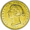 Image 1 : Victoria gold 1/2 Sovereign 1858, KM3, VF+, some luster 