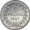 Image 2 : Louis Philippe I 5 Francs 1837-B, KM749.2, a superb and 