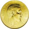 Napoleon III gold 50 Francs 1855-A, KM785.1, MS63 NGC, 