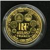 Image 2 : Republic, Euro Conversion gold 655.957 Francs 1999, KM1 