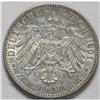 Image 2 : Prussia. Wilhelm II 2 Mark 1901-A, KM522, XF, lightly c 