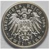 Image 2 : Prussia. Wilhelm II 2 Mark 1908-A, KM522, attractive Pr 