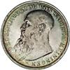 Image 1 : Saxe-Meiningen. Georg II 3 Mark 1908-D, Bust left/Eagle 
