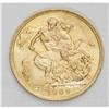 Image 2 : Edward VII gold Sovereign 1909, S-3969, Choice UNC. Ful 