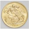 Image 2 : George V gold Sovereign 1914, S-3996, Choice UNC with f 