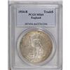 Image 3 : Trade Dollar 1934B, KM-T5, MS64 PCGS. Sharply struck an 