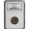 Image 1 : George Drachma 1868-A, KM38, MS62 NGC, medium green and 