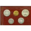 Image 2 : Vatican. Pius XII 5-pc mint sat with gold including: 1, 