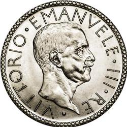 Kingdom. Vittorio Emanuele III 20 Lire 1927 VI, KM69, n 