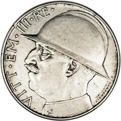 Kingdom. Vittorio Emanuele III 5 Lire 1928*, KM70, 10th 