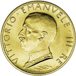 Kingdom. Vittorio Emanuele III gold 100 Lire 1931R Year 