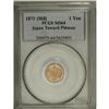 Image 3 : Meiji 4 (1871) gold 1 Yen KM-Y9, MS64 PCGS. Well stru 
