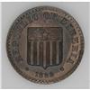 Image 1 : Republic Cent 1888-P Copper Pattern - Two Pieces, KM-Pn 