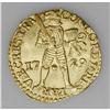 Image 3 : Utrecht. Gold Ducat 1729, KM7, choice brilliant UNC, ve 
