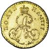 Image 2 : Catherine II gold Poltina 1777, Bit-116, F-136, XF with 