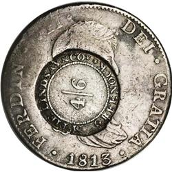 Counterstamped Coinage 4 Shillings 6 Pence, KM-CC58, Me 