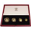 Image 1 : Elizabeth II gold Proof Set 1992, KM-PS10, 50th anniver 